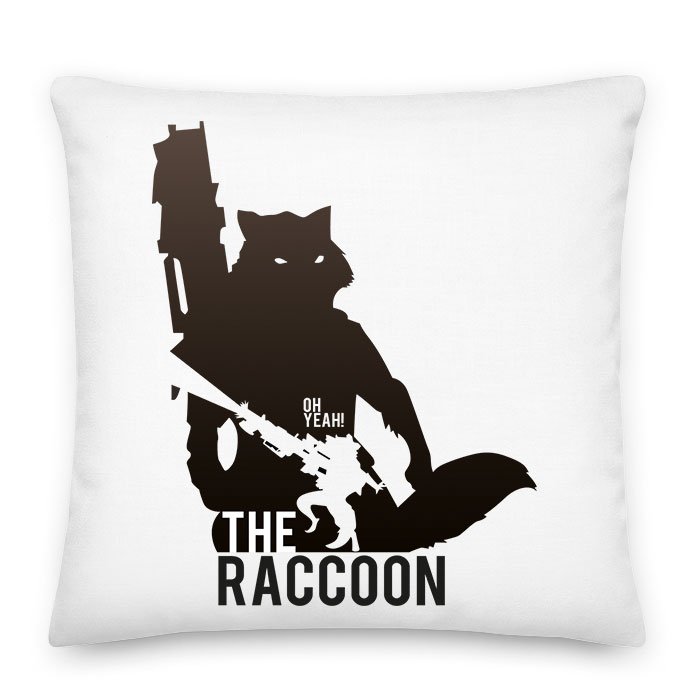 a galaxis őrzői rocket raccoon Párnahuzat