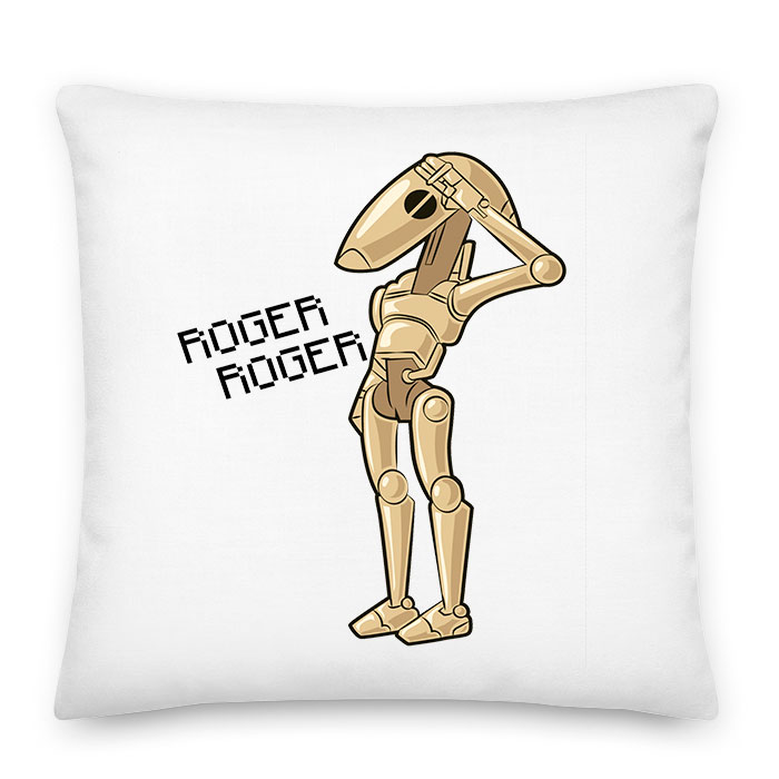 star wars roger droid Párnahuzat
