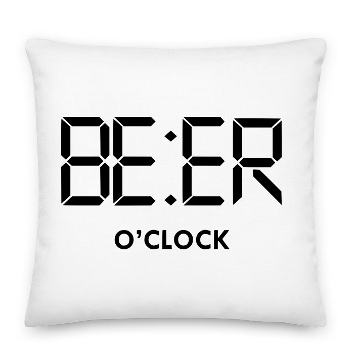 Vicces Sör Beer Oclock Párnahuzat