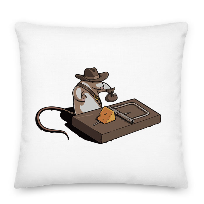 Indiana Jones Egér Párnahuzat