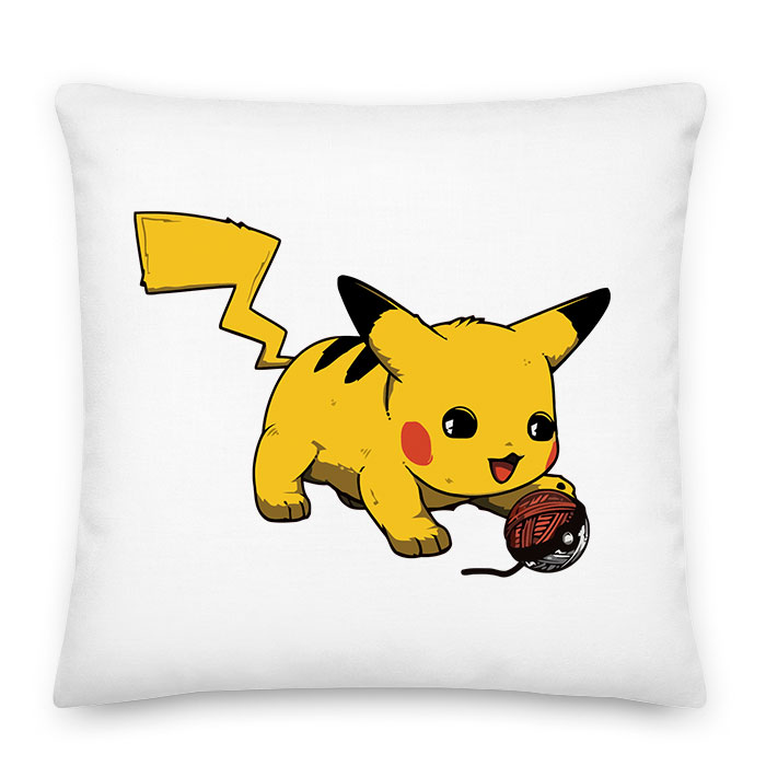 Pokemon Pikachu Macska Macskás Párnahuzat