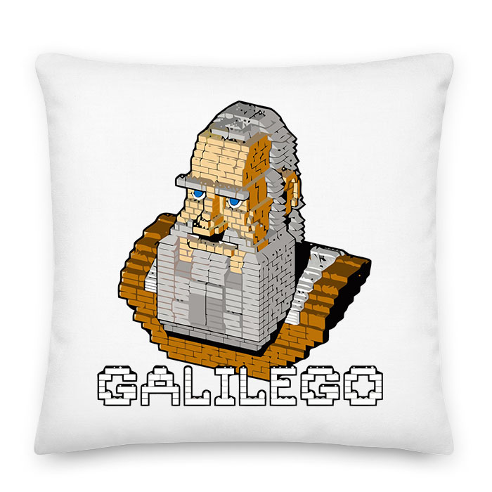 Humor Vicces Lego Galilei Párnahuzat