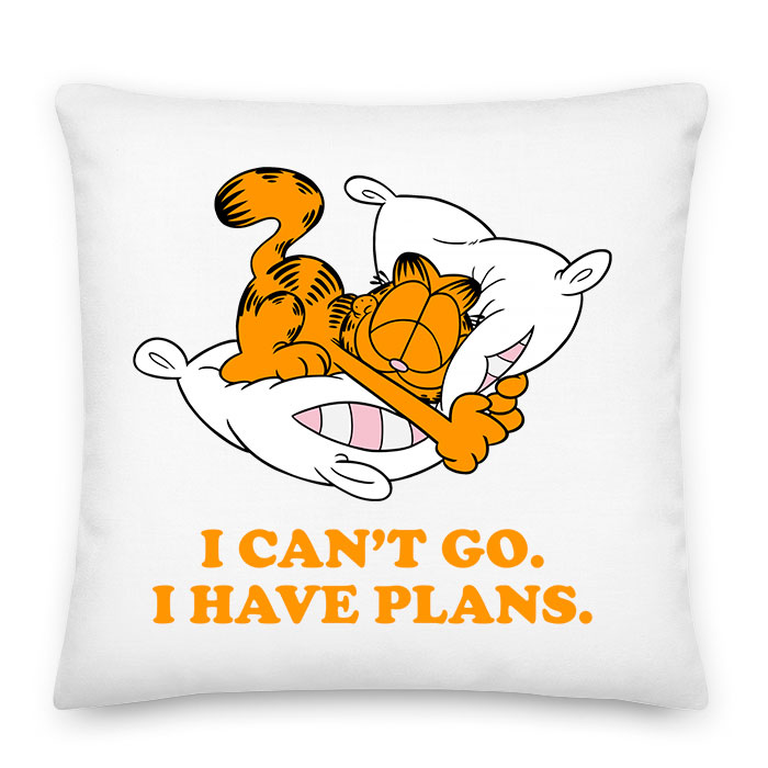 garfield alvós lusta Párnahuzat