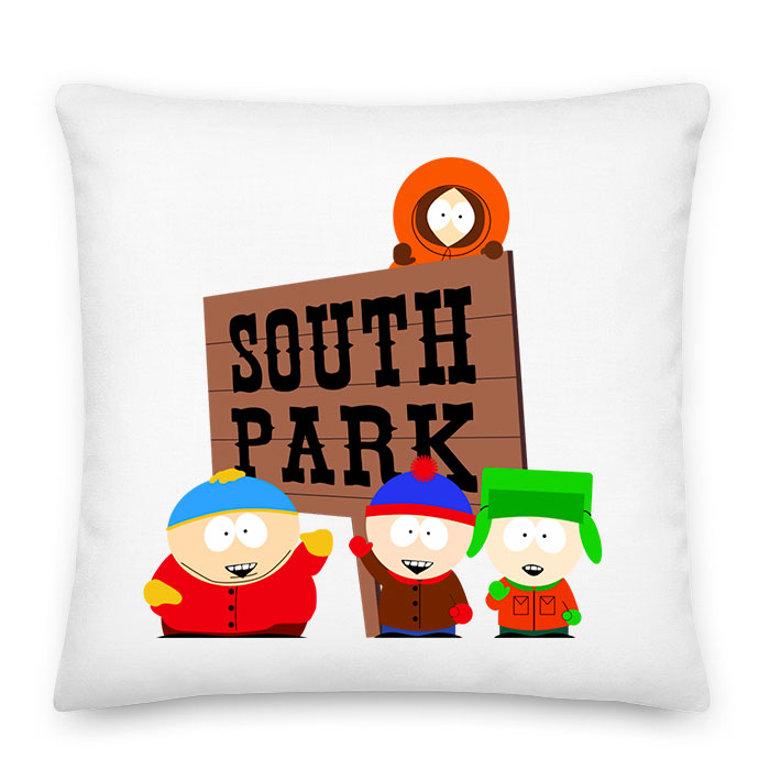 south park cartman kyle kenny stan Párnahuzat