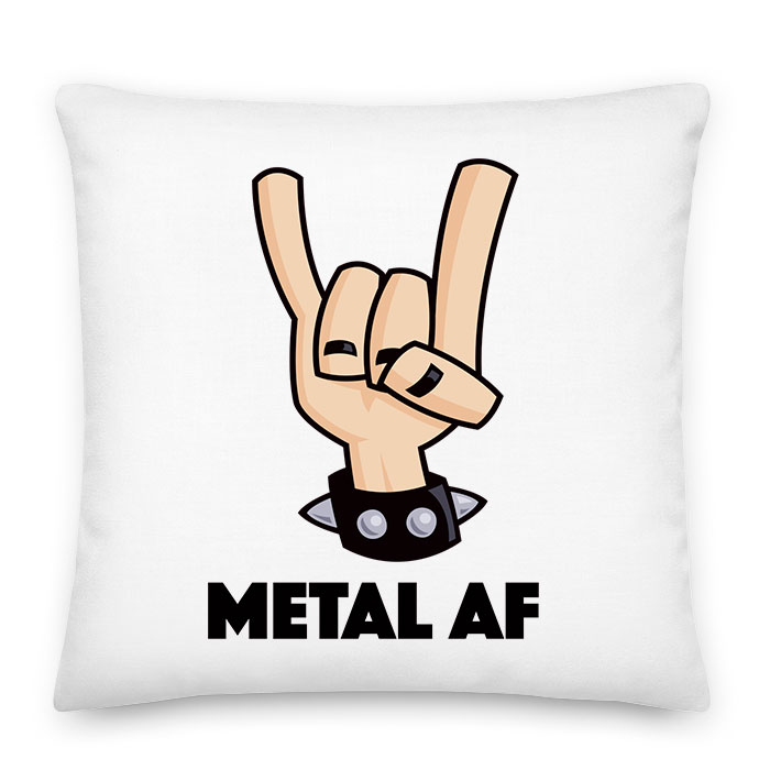 heavy metal as fuck Párnahuzat