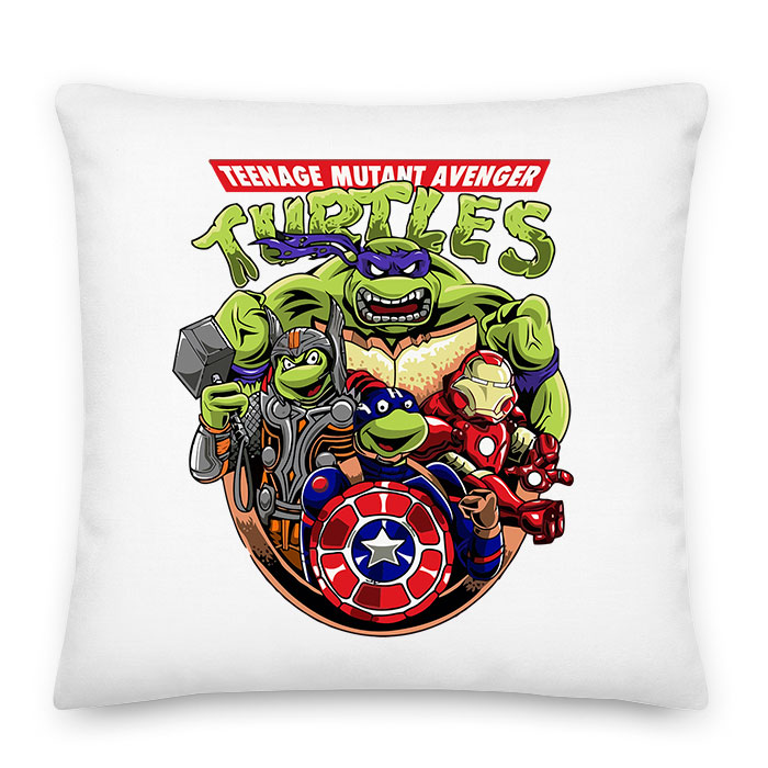 tini ninja teknőcök tmnt avengers Párnahuzat