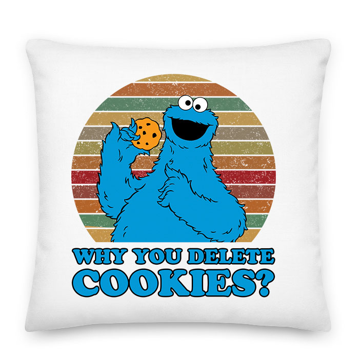 sütiszörny cookie monster Párnahuzat