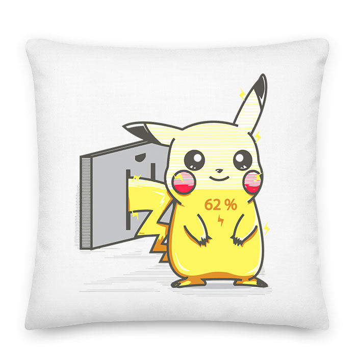 pikachu pokmon töltés Párnahuzat