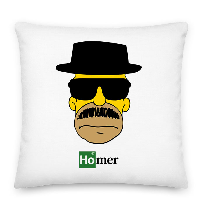 homer simpson breaking bad heisenberg Párnahuzat