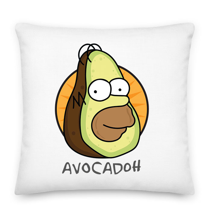 homer simpson avocadoh Párnahuzat