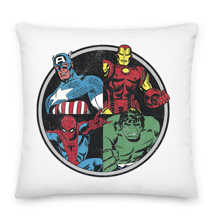 avengers bosszúállók vasember hulk pókember Párnahuzat