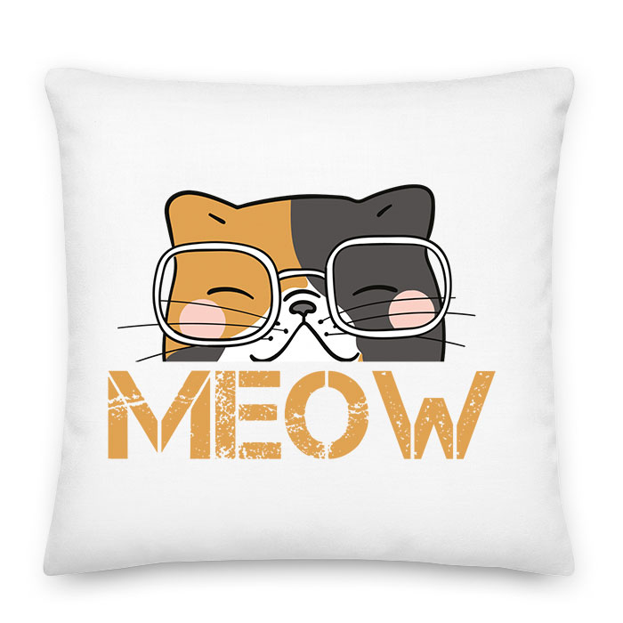 meow macsa macskás cica cicás Párnahuzat