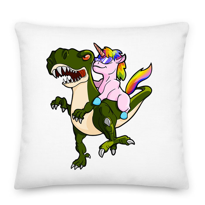 unikornis t-rex Párnahuzat
