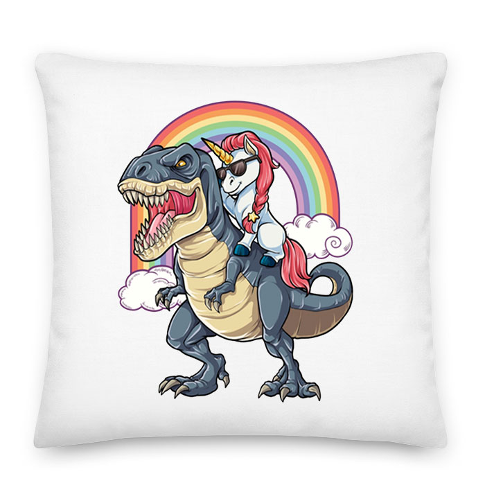 t-rex unikornis Párnahuzat