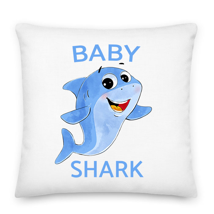 baby shark cápa Párnahuzat