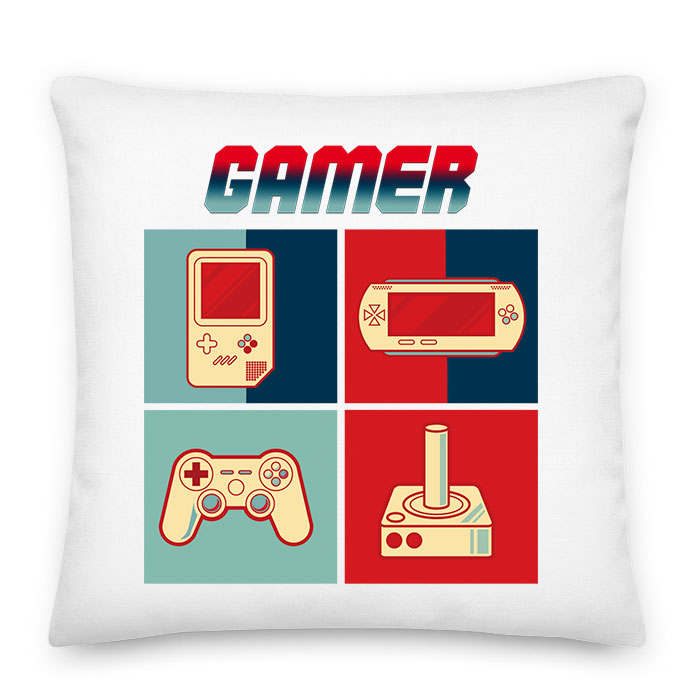 Gamer joystick gameboy Párnahuzat