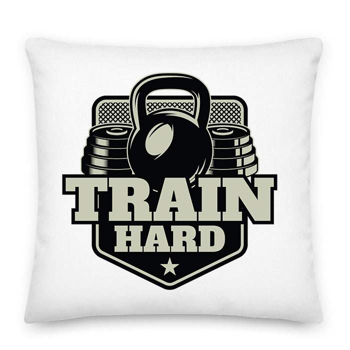 kondi kondizás train hard Párnahuzat