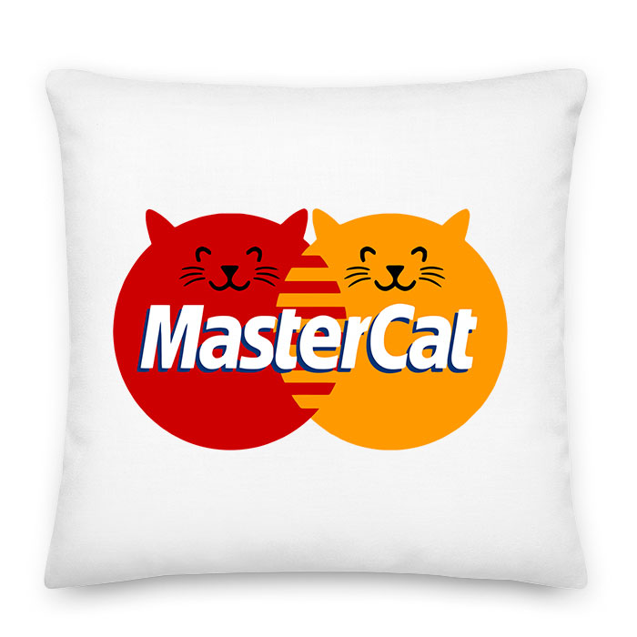 master cat macska macskás cica cicás Párnahuzat
