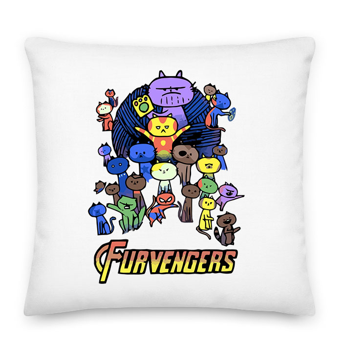 furvengers macska macskás cica cicás Párnahuzat