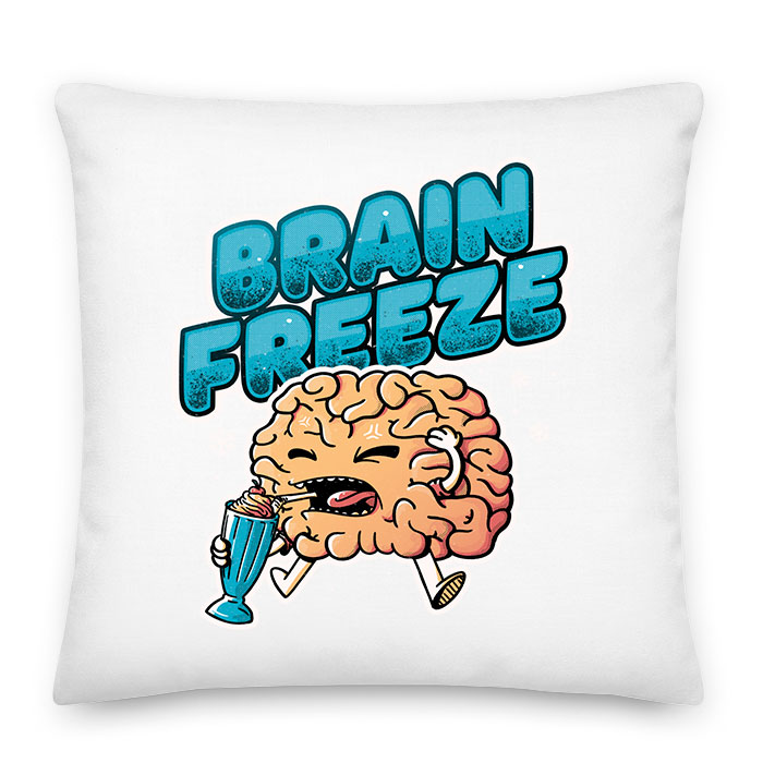 brain freeze Párnahuzat