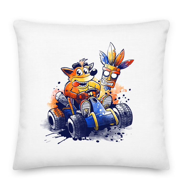 crash bandicoot Párnahuzat