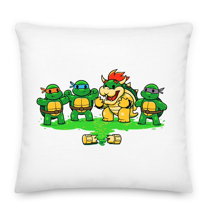tini ninja teknőcök bowser Párnahuzat