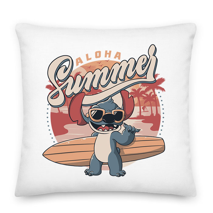 stitch nyár szörf aloha Párnahuzat