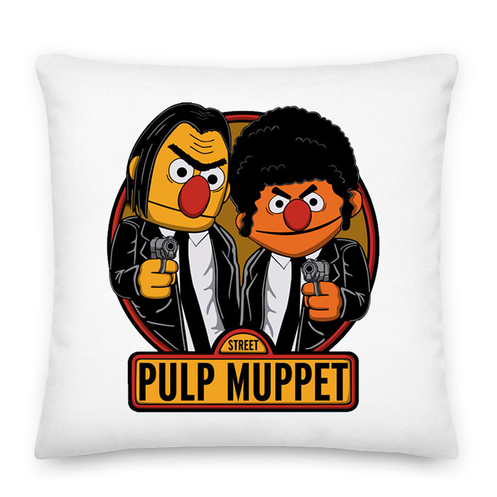 ponyvaregény muppets pulp fiction Párnahuzat
