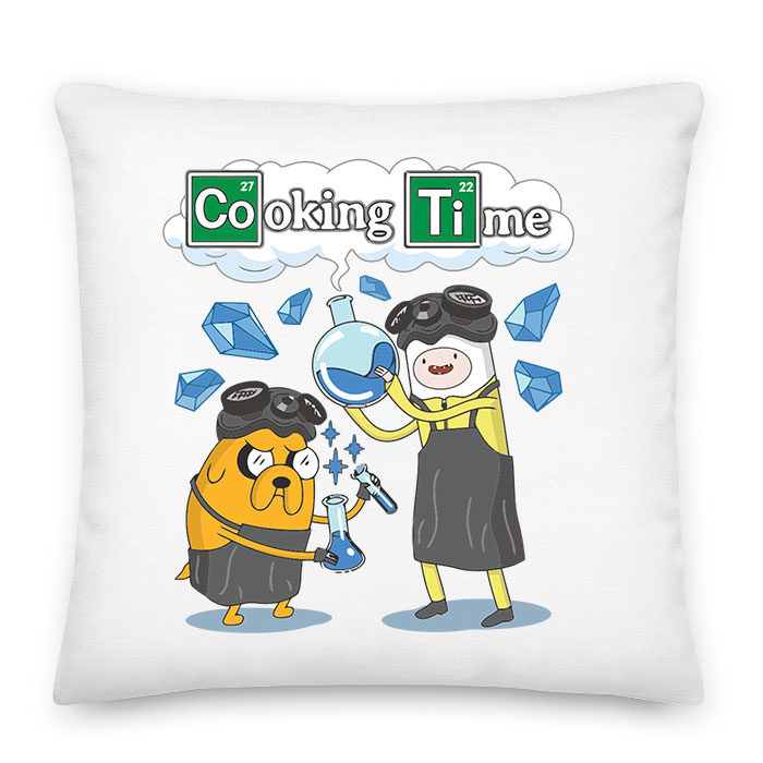 cooking time adventure time Párnahuzat
