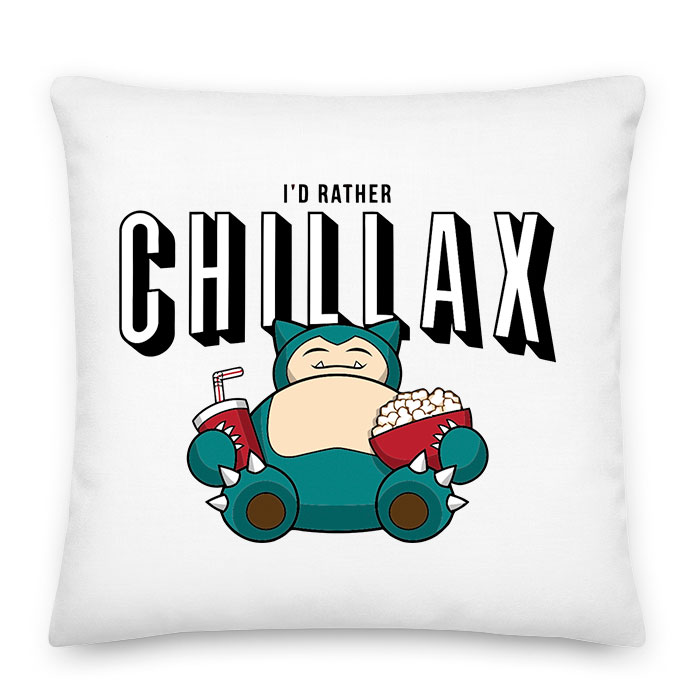 snorlax chillax Párnahuzat