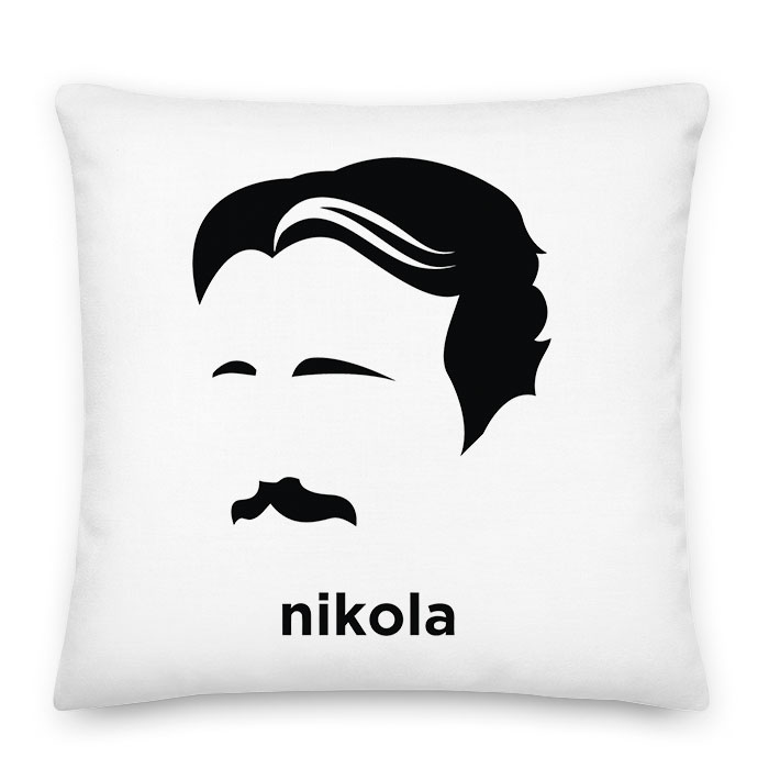 nikola tesla Párnahuzat