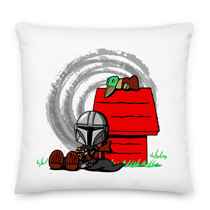a mandalorian baba yoda baby yoda Párnahuzat
