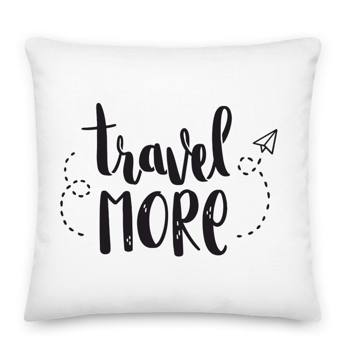travel more utazás Párnahuzat
