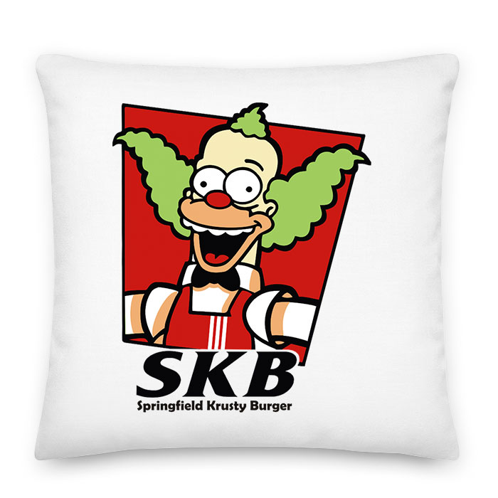 krusty burger simpson család Párnahuzat