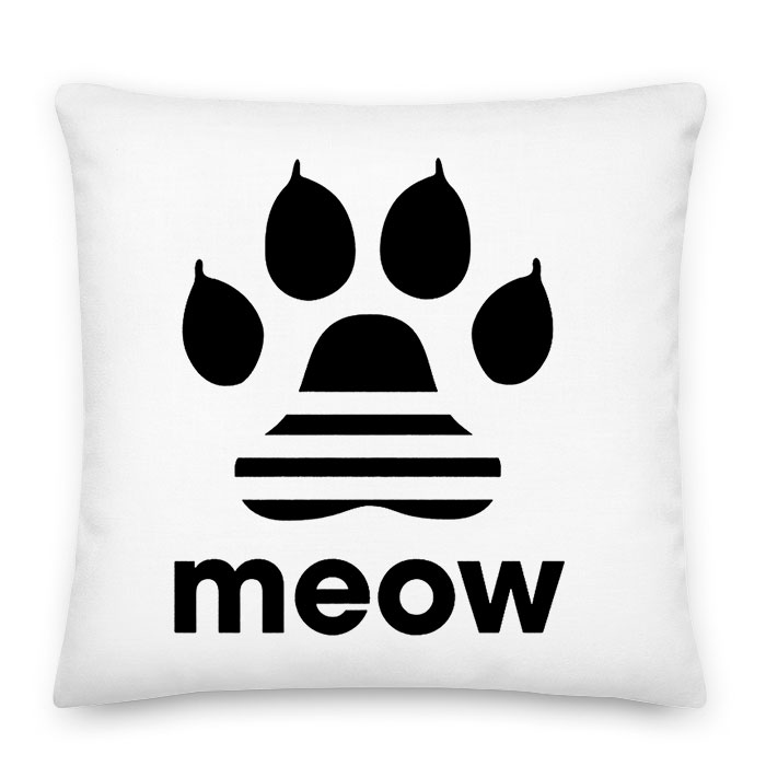 meow macskás cicás cica Párnahuzat