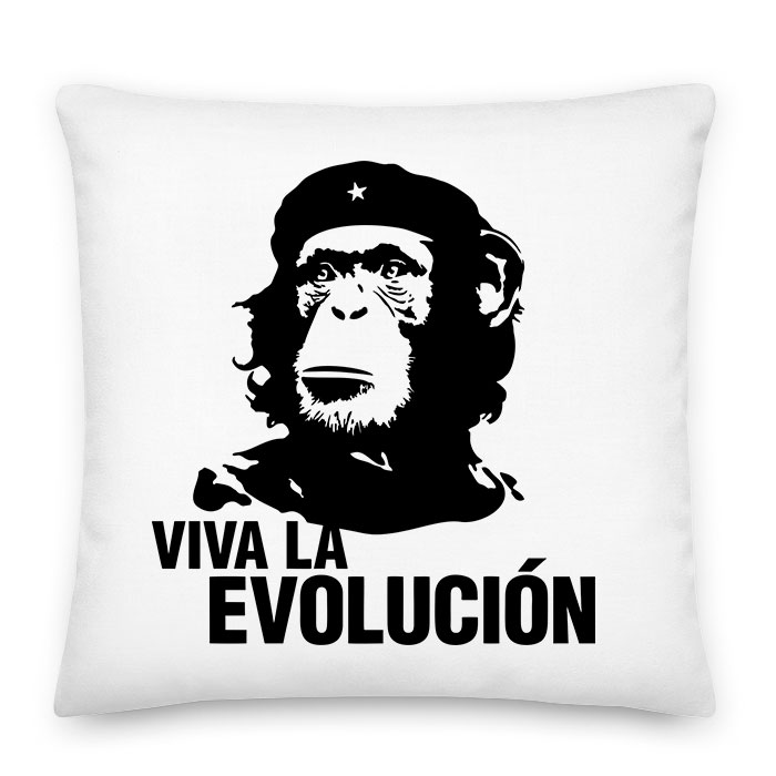 evolúció evolution majom csimpánz Párnahuzat