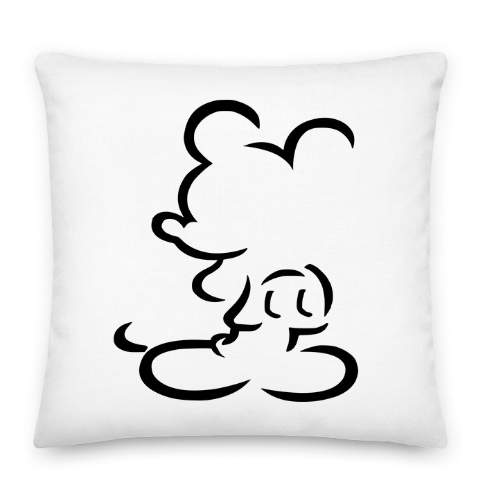 mickey egér outline Párnahuzat