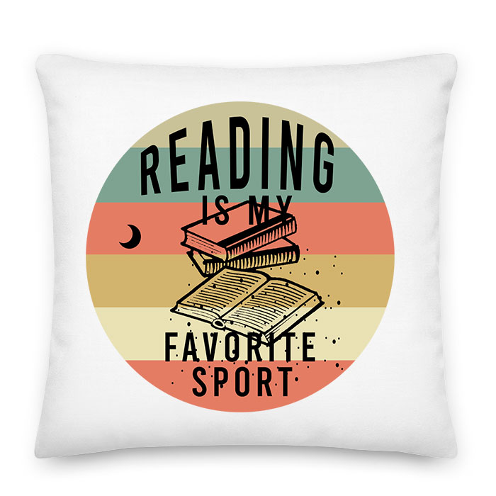 Olvasás reading könyvek Párnahuzat