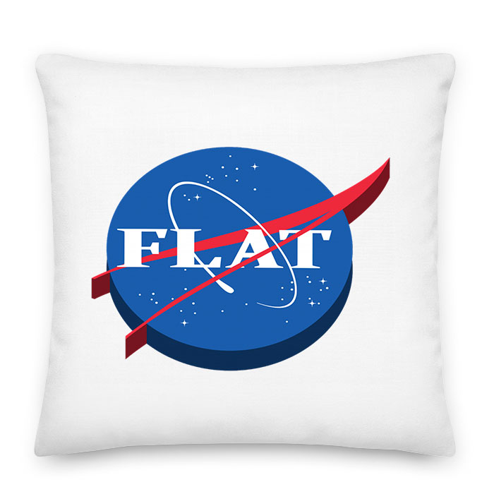 nasa logo flat humor Párnahuzat