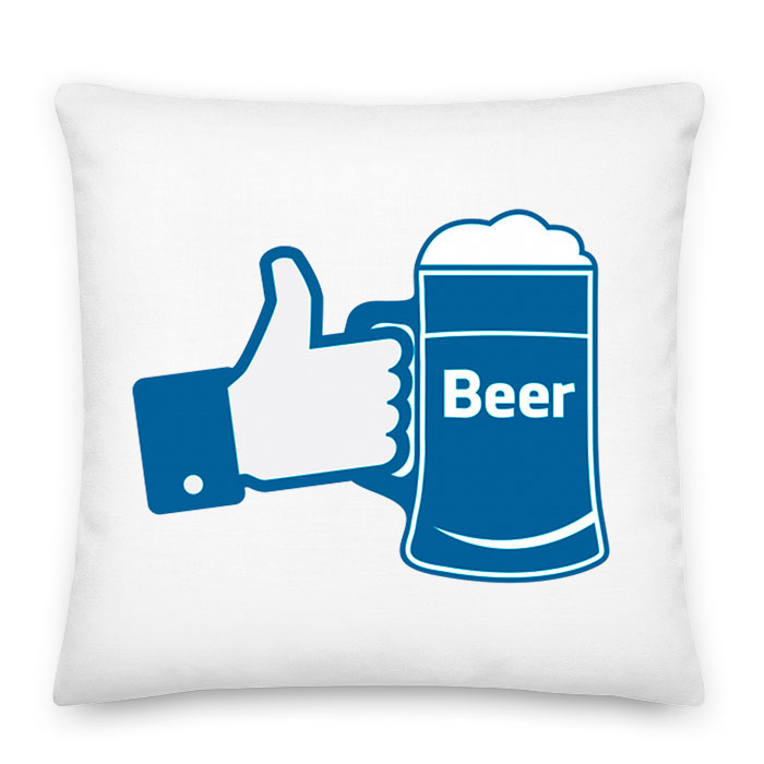sör beer facebook Párnahuzat