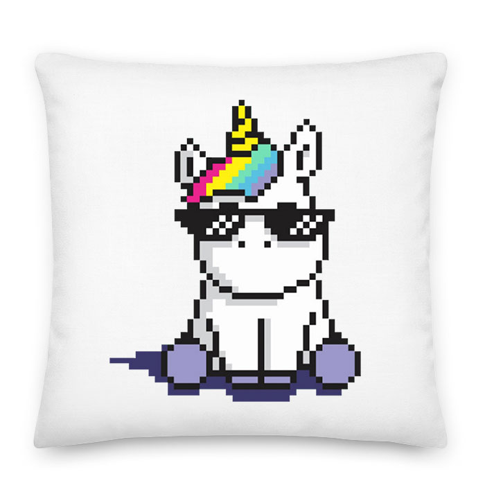 pixel unikornis Párnahuzat