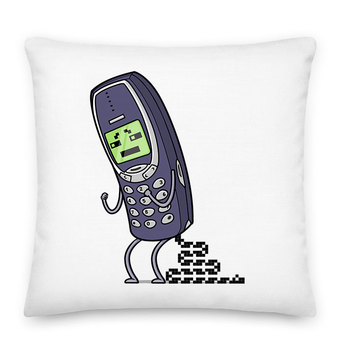 retro snake Párnahuzat