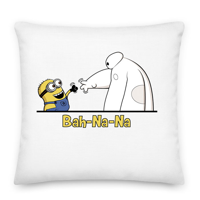 banana minion minyon minyonok baymax Párnahuzat