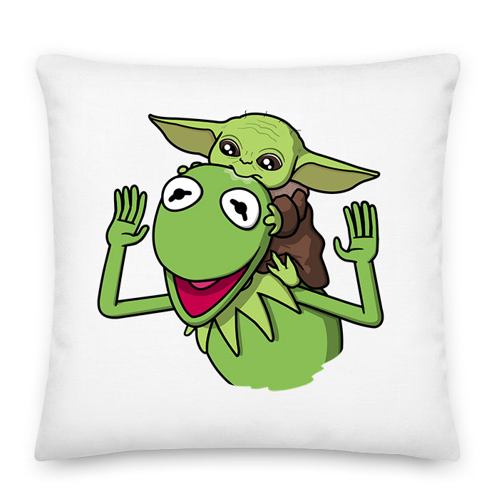 baba yoda baby yoda froggy breki béka Párnahuzat