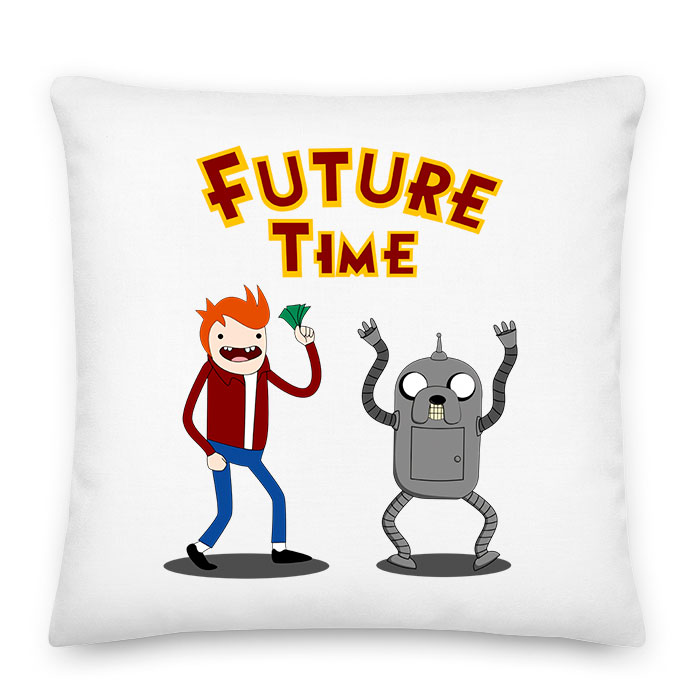 futurama adventure time Párnahuzat