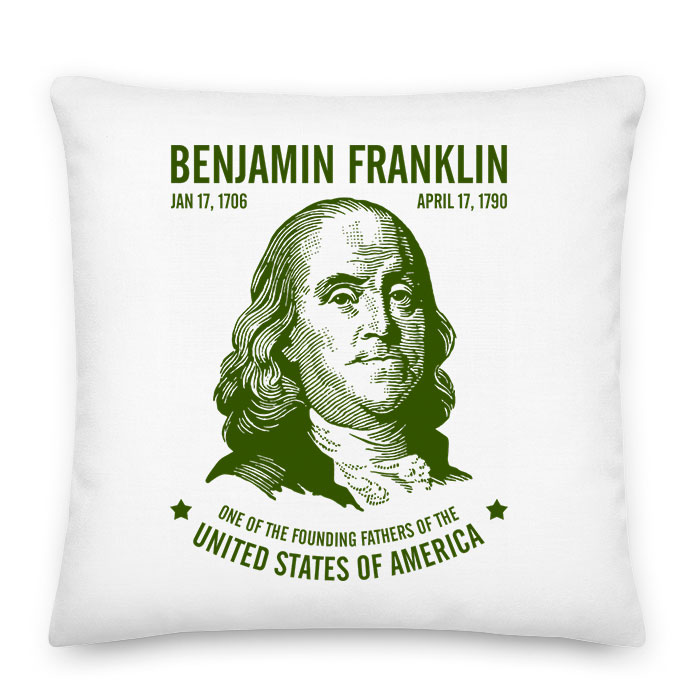 benjamin franklin Párnahuzat