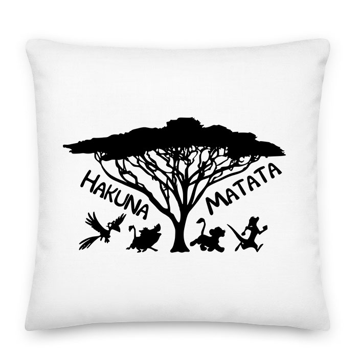 hakuna matata az oroszlánkirály Párnahuzat