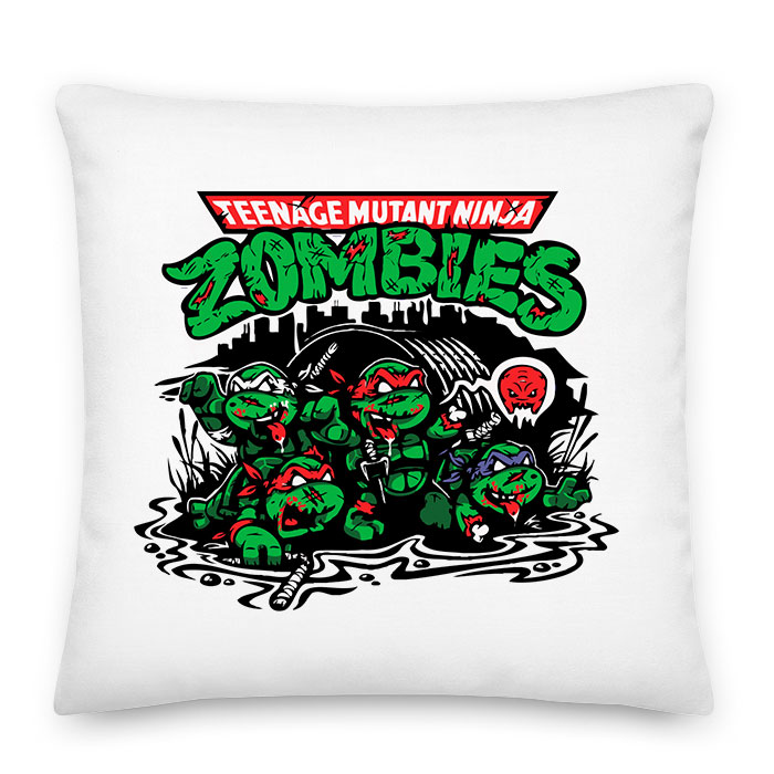 zombi zombis ninja teknőc Párnahuzat