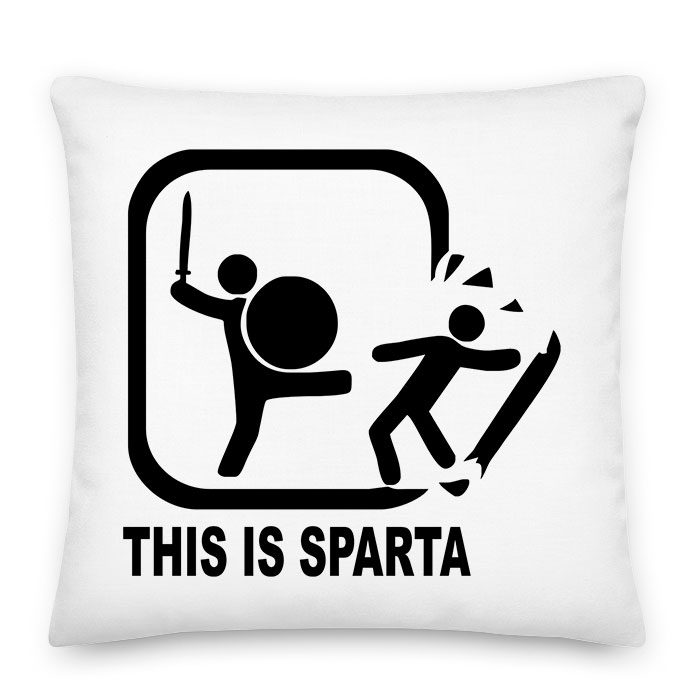 this is sparta ez itt sparta Párnahuzat