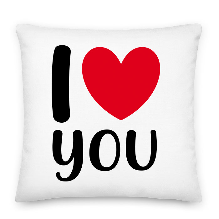 i love you Párnahuzat